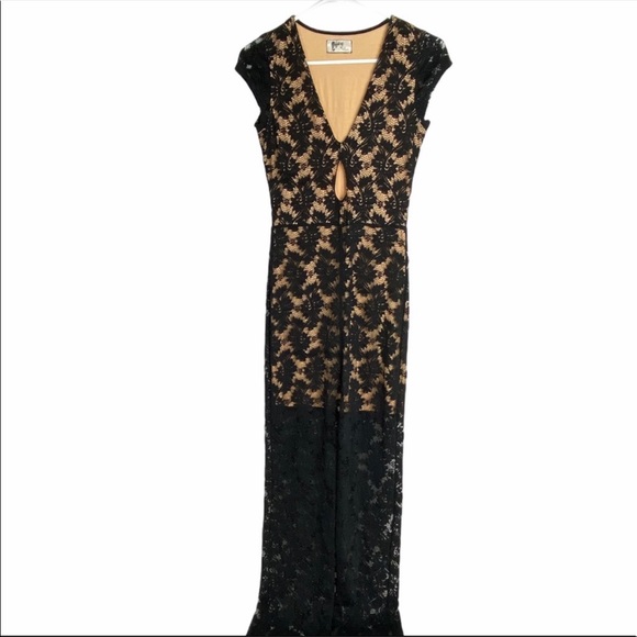 Nightcap x Carisa Rene Teardrop Lace Maxi Dress 1 - Picture 2 of 3